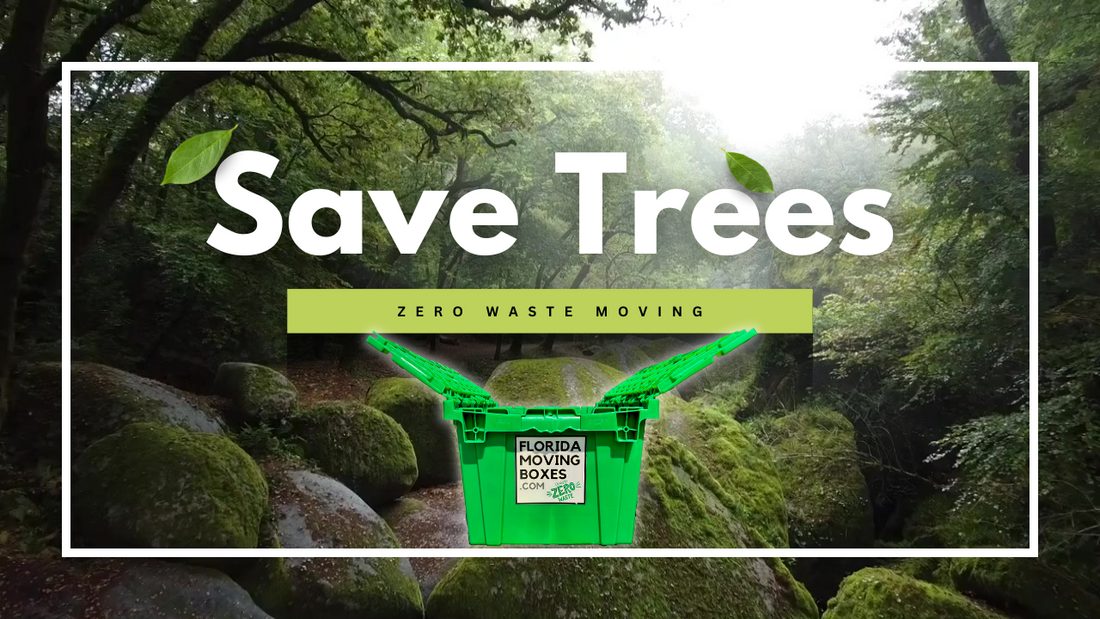 Rent Reusable Moving Boxes in Central Florida and Do Your Part to Save a Tree