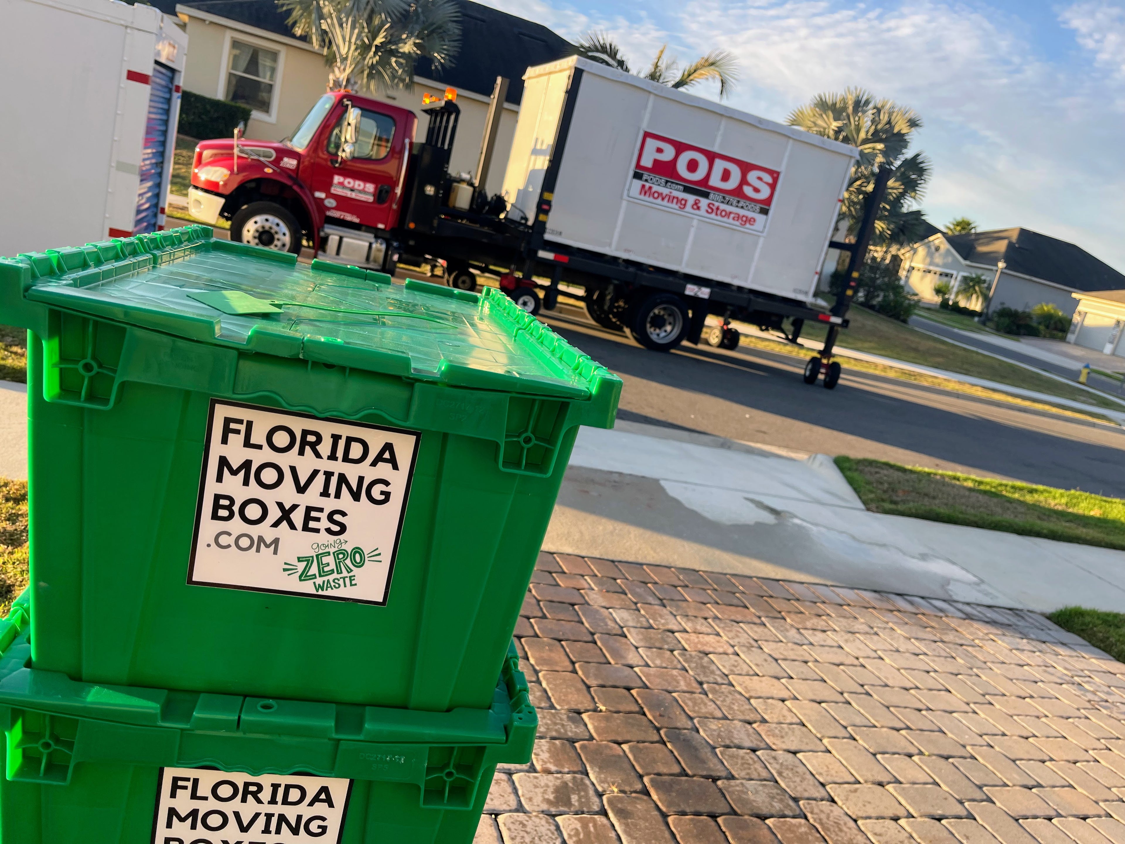 Reusable moving box bins crates rentals Florida Moving Boxes Orlando Windermere Winter Park Winter Garden Maitland Clermont Celebration Baldwin Park Luxury Apartments Florida