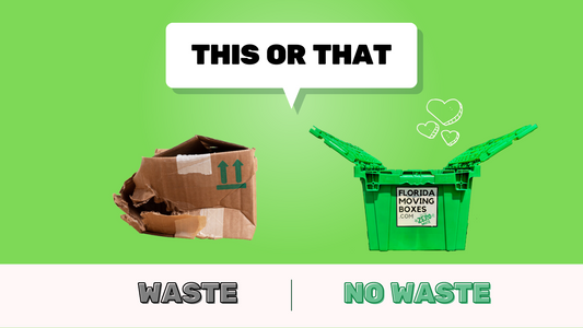 Going Green with Reusable Boxes: A Comparison with Buying Cardboard Boxes